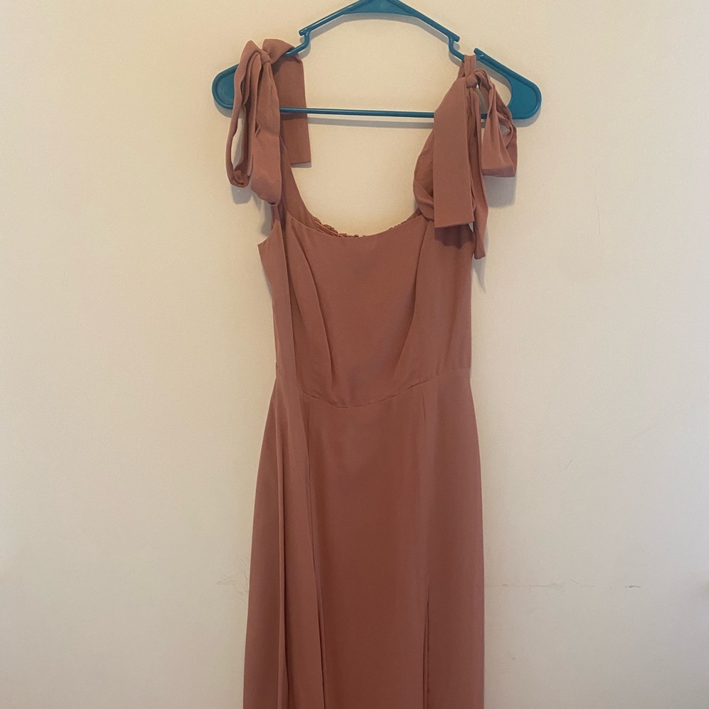 NWT Reformation Twilight Dress in Praline